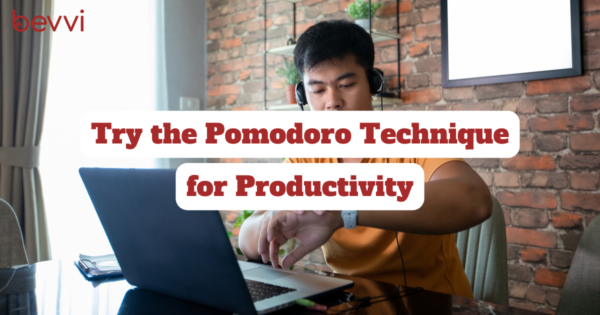 Try the Pomodoro Technique for Productivity